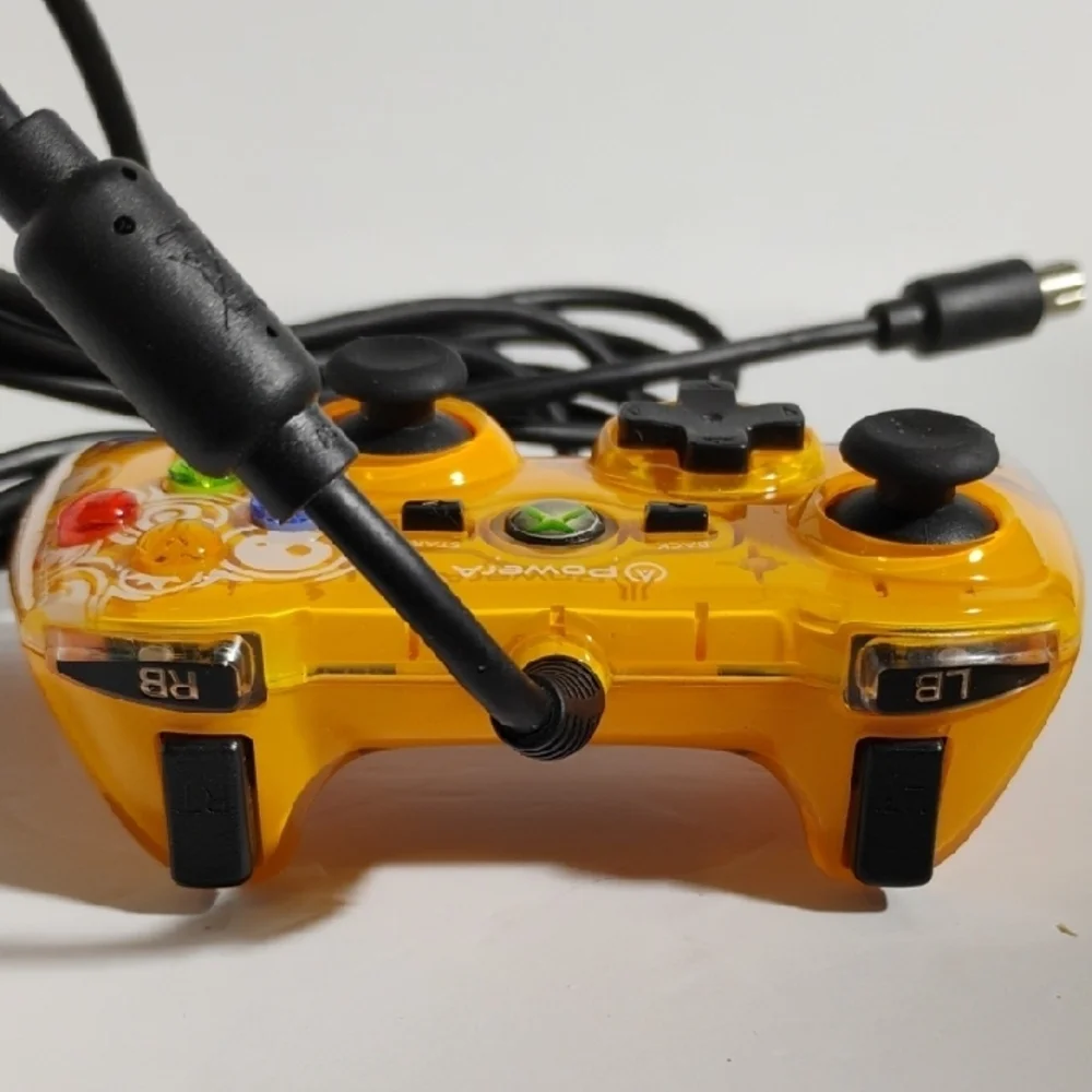 Power A Skylanders Mini Pro Orange Wired Controller For Xbox 360 Tested